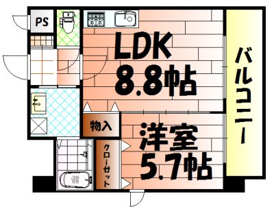 ミーナ砂津 間取り