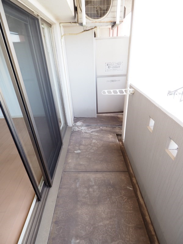 竪町センタービル ベランダ