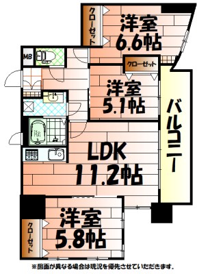 MDIロイヤルレジデンス大手町 間取り