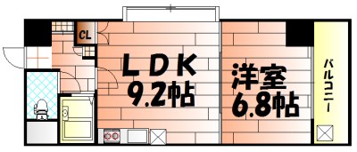 ウインズ三萩野 間取り