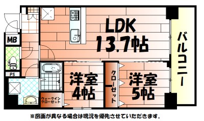 Mys Casette Kokura（ミースカセッタ小倉） 間取り