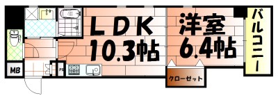 デザイナープリンセス・リバーサイド 間取り