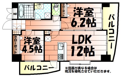 ラフィーネ小倉 間取り