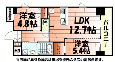 MDI Vista mare 門司駅前（ヴィスタマーレ） 間取り