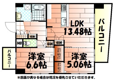 オーヴィジョンクラス浅香通り 間取り