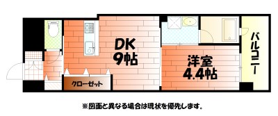 オーヴィジョンQULAS小倉金田 間取り
