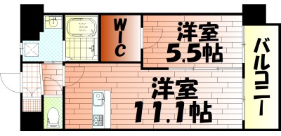 アクシオ北九州 間取り