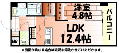 MDI Vista mare 門司駅前（ヴィスタマーレ） 間取り