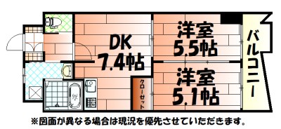 S-FORT小倉 間取り