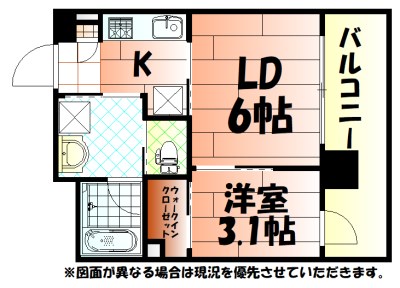 RJRプレシア西小倉駅前 間取り