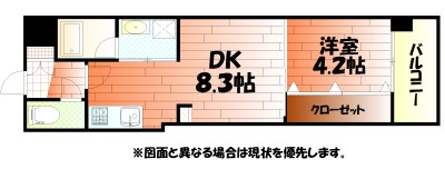 オーヴィジョンQULAS小倉金田 間取り