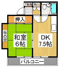 チュリス小倉 間取り