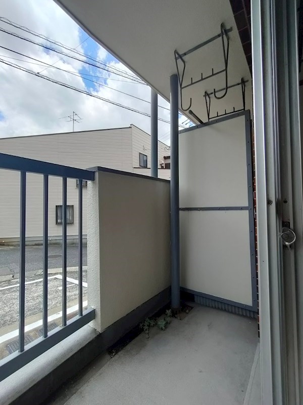 康園アパート ベランダ