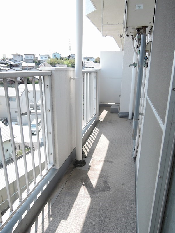 井堀南団地4棟 ベランダ