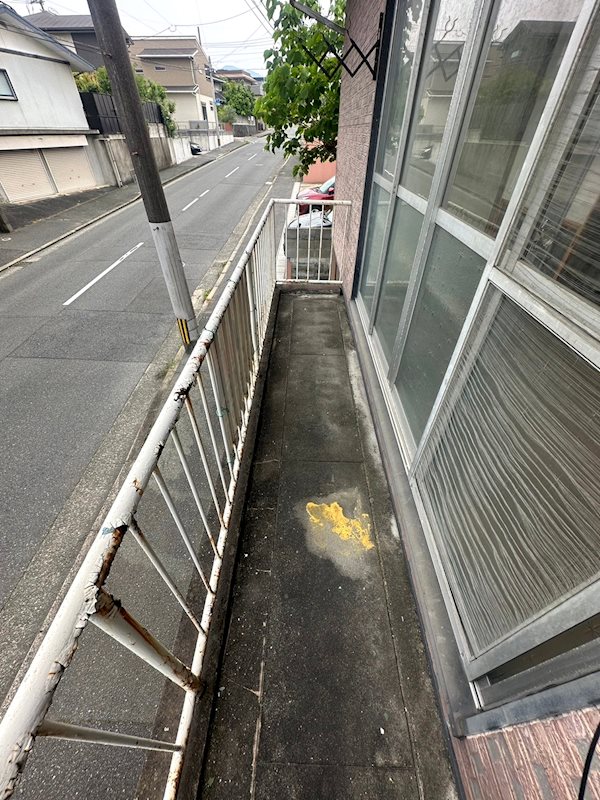 青山荘B ベランダ