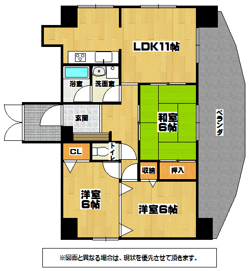 パレス西小倉 間取り