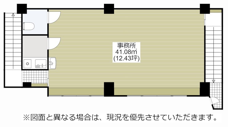 尾倉一丁目テナント　 間取り