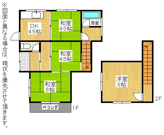 茶売町10番貸家 間取り