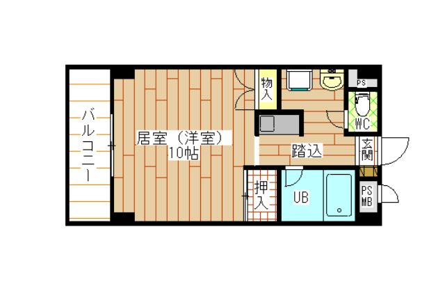 メゾン東武三萩野 間取り