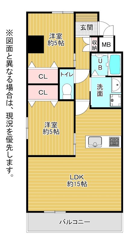 Studie小文字通り 間取り