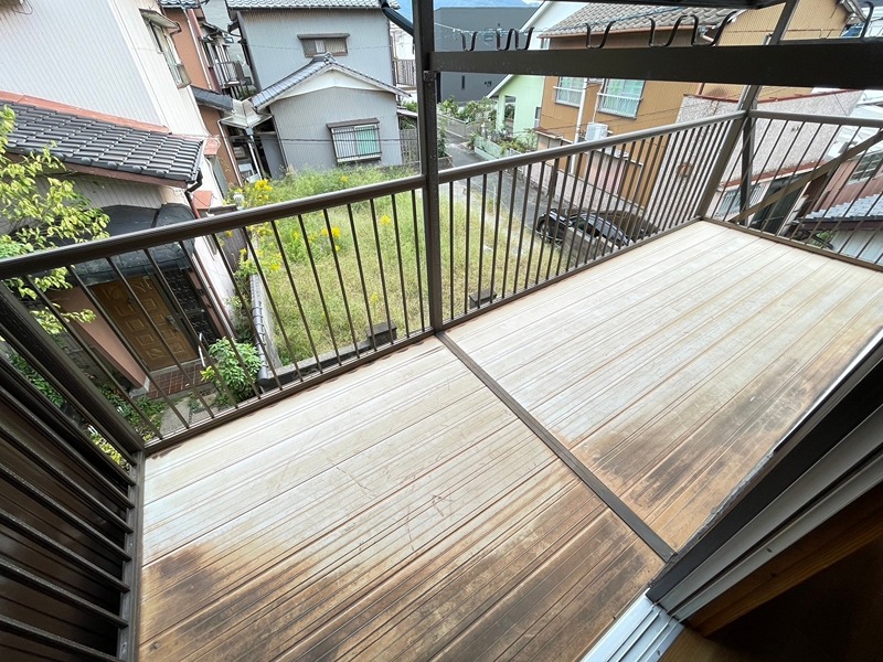湯川新町一丁目12番貸家 ベランダ