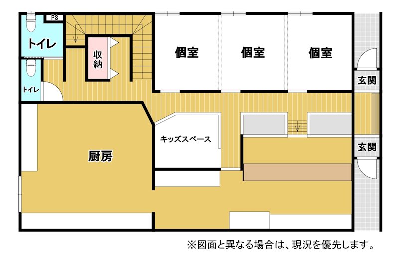 中間三丁目16番テナント　１階 間取り