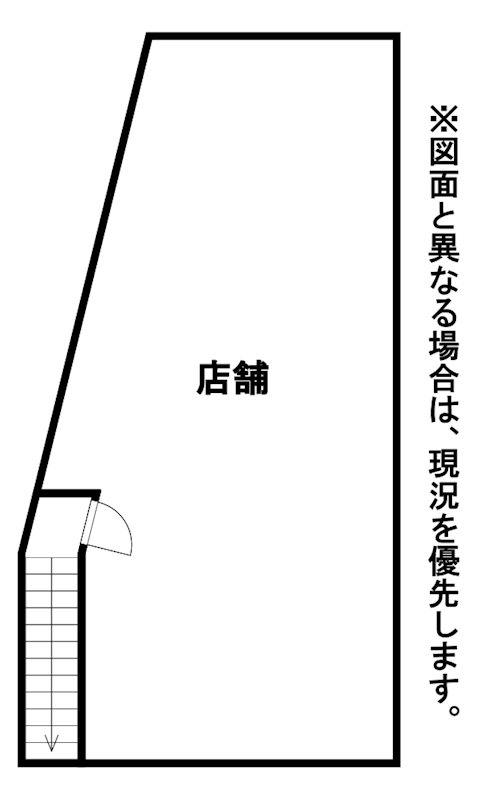 葛原本町一丁目13番貸店舗 間取り
