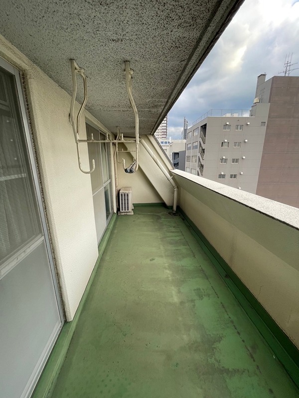 ビブレ西小倉A館 ベランダ