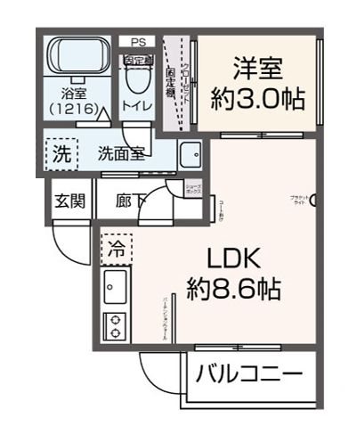 Calm下曽根 間取り