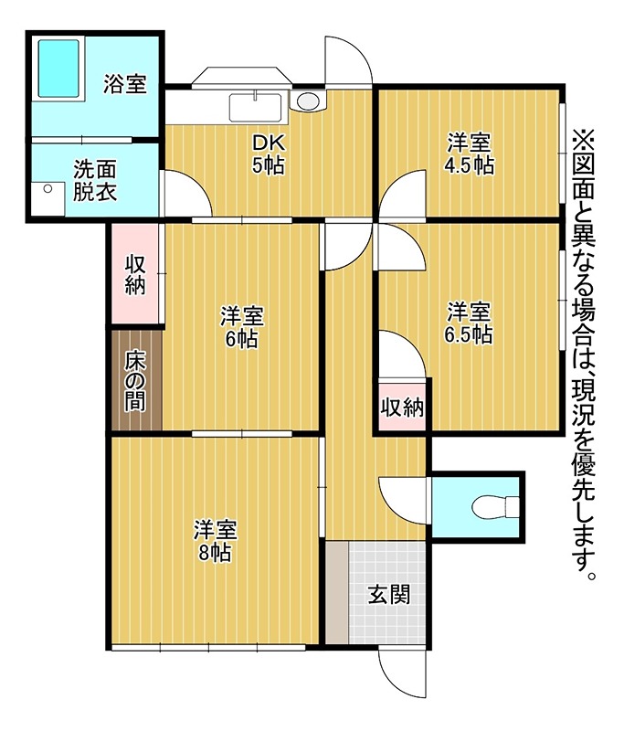 赤坂五丁目５番貸家 間取り