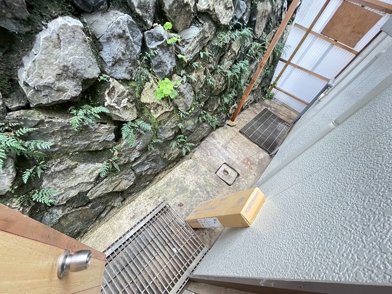 小文字一丁目５番アパート ベランダ