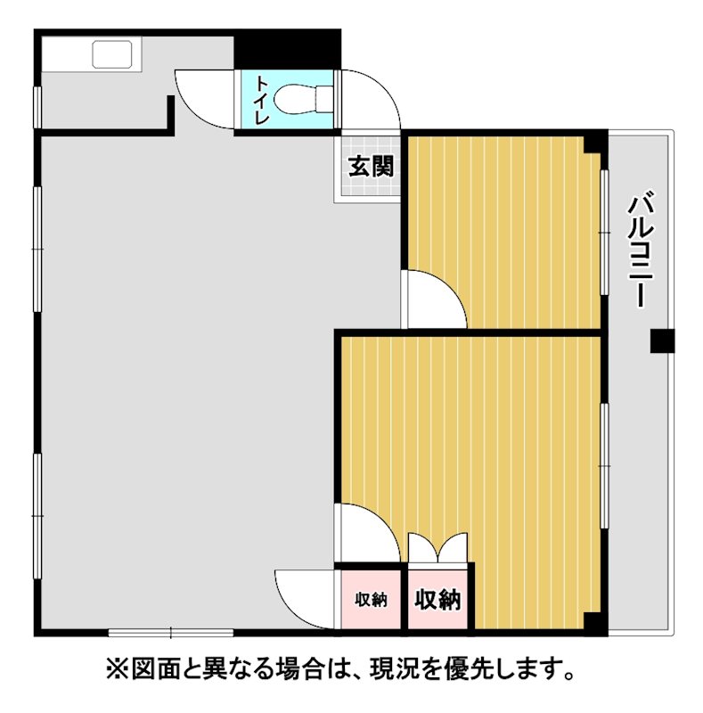 南原鉄工アパート　貸事務所 間取り