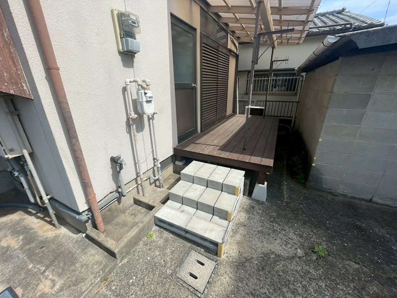 上富野四丁目12番貸家 ベランダ