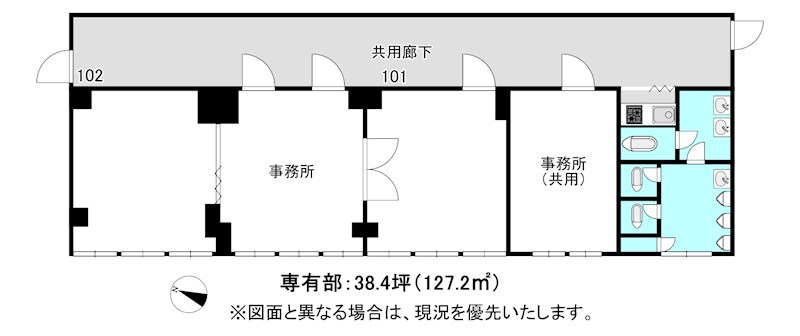 福寿コーポ青山　1号棟 間取り