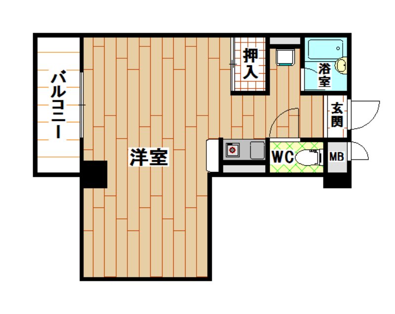 メゾン東武三萩野 間取り