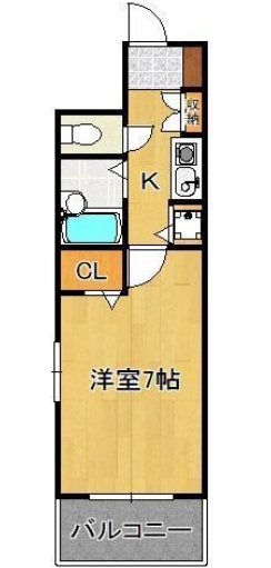 ダイナコート小倉下到津Ⅱ 間取り
