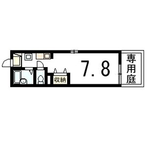 プランドール松尾 101号室 間取り
