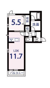 シャーメゾンロペ 間取り図
