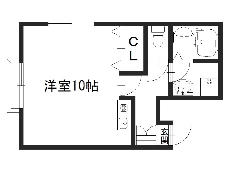 ブライトホーム 101号室 間取り
