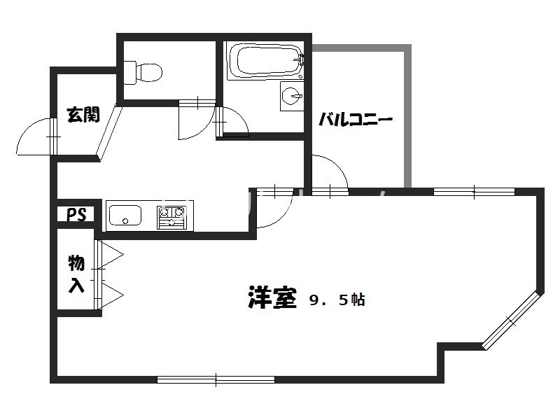 アルティア桂 101号室 間取り