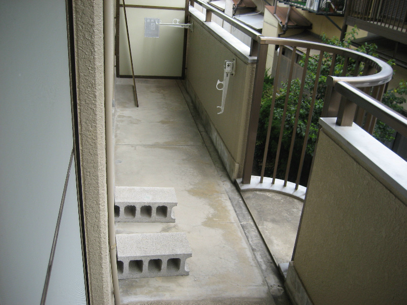 シャンポール蘭 ベランダ