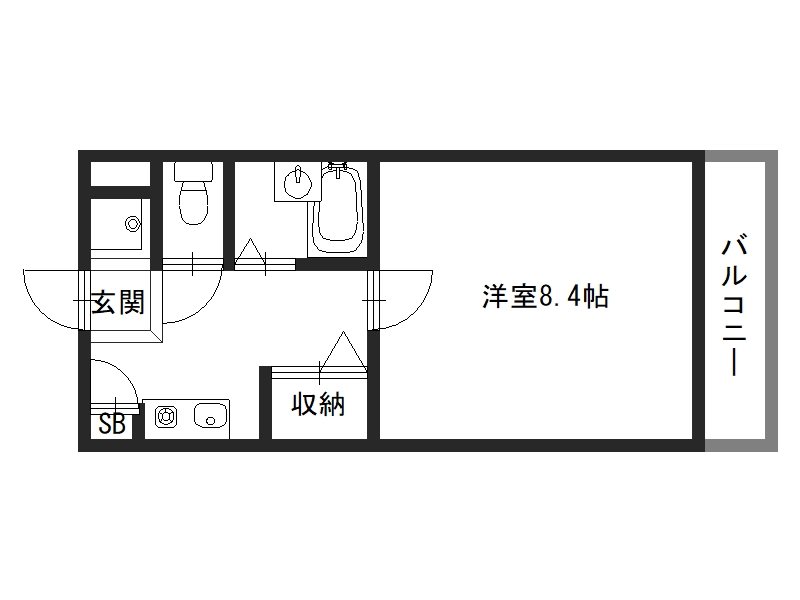フラッツアルマカン 105号室 間取り