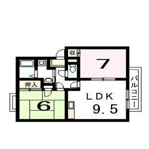 グレイスコート嵐山 間取り図
