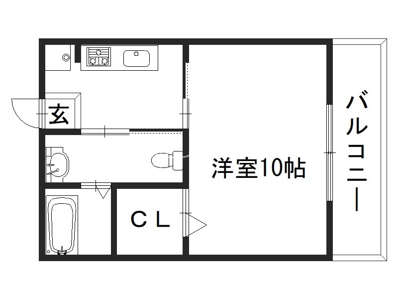 ドマーニ 203号室 間取り