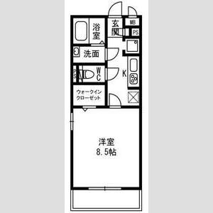 エトワールシャトレⅡ 205号室 間取り
