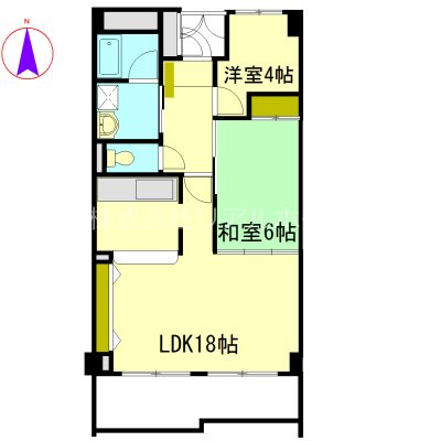 ミュー花水木　弐番館 間取り図