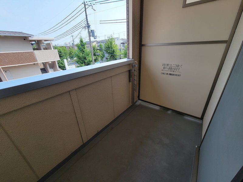 白樺荘 ベランダ