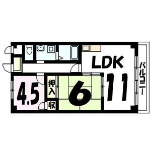 フォレ・クレール 間取り