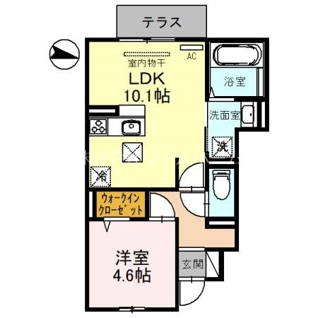 ベルク　エスポワール 間取り