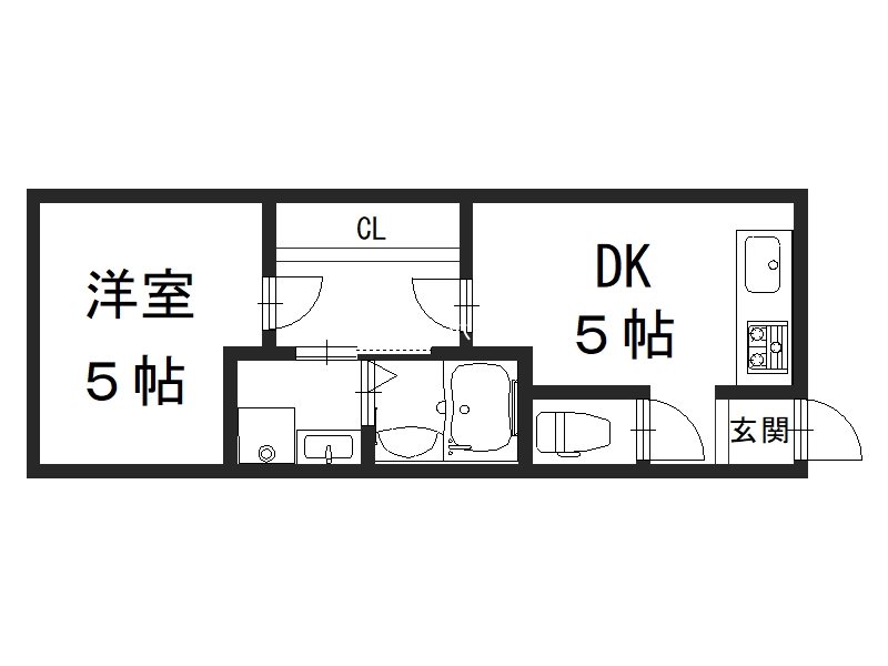 コーポ西ノ京 間取り